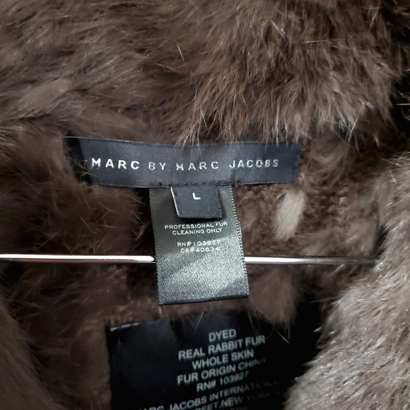 Marc Jacobs - Rabbit Fur Vest - Size L  *Please Read* - Picture 2 of 11